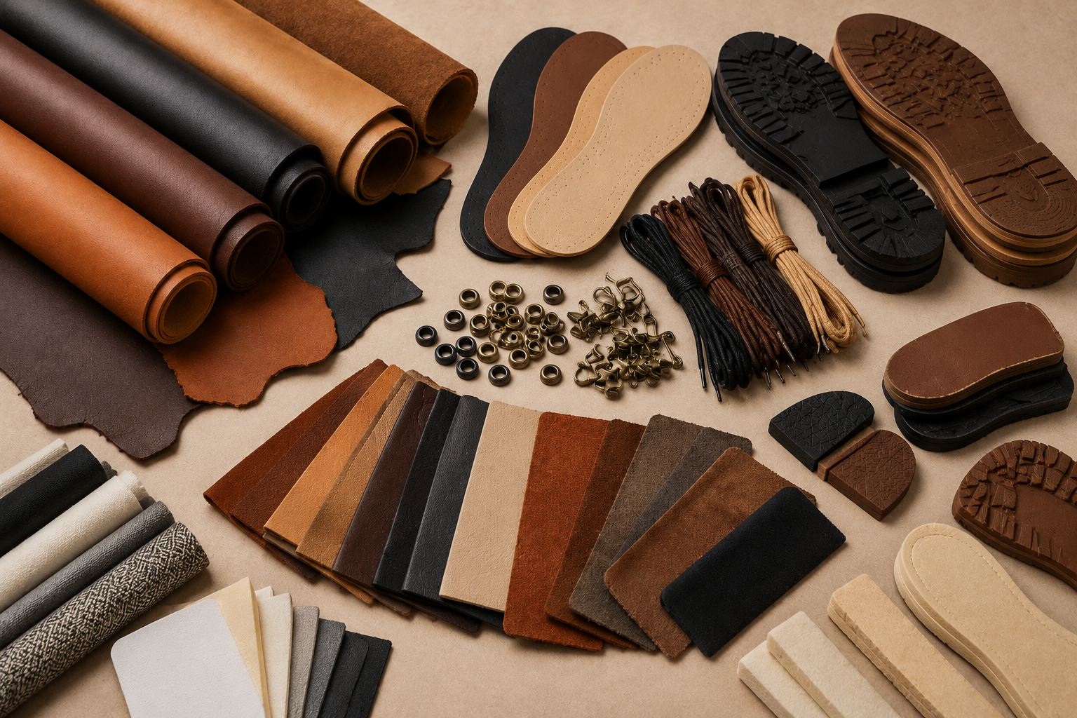 Ayakkabı malzemeleri ve aksesuarlar — shoe materials accessories wholesale